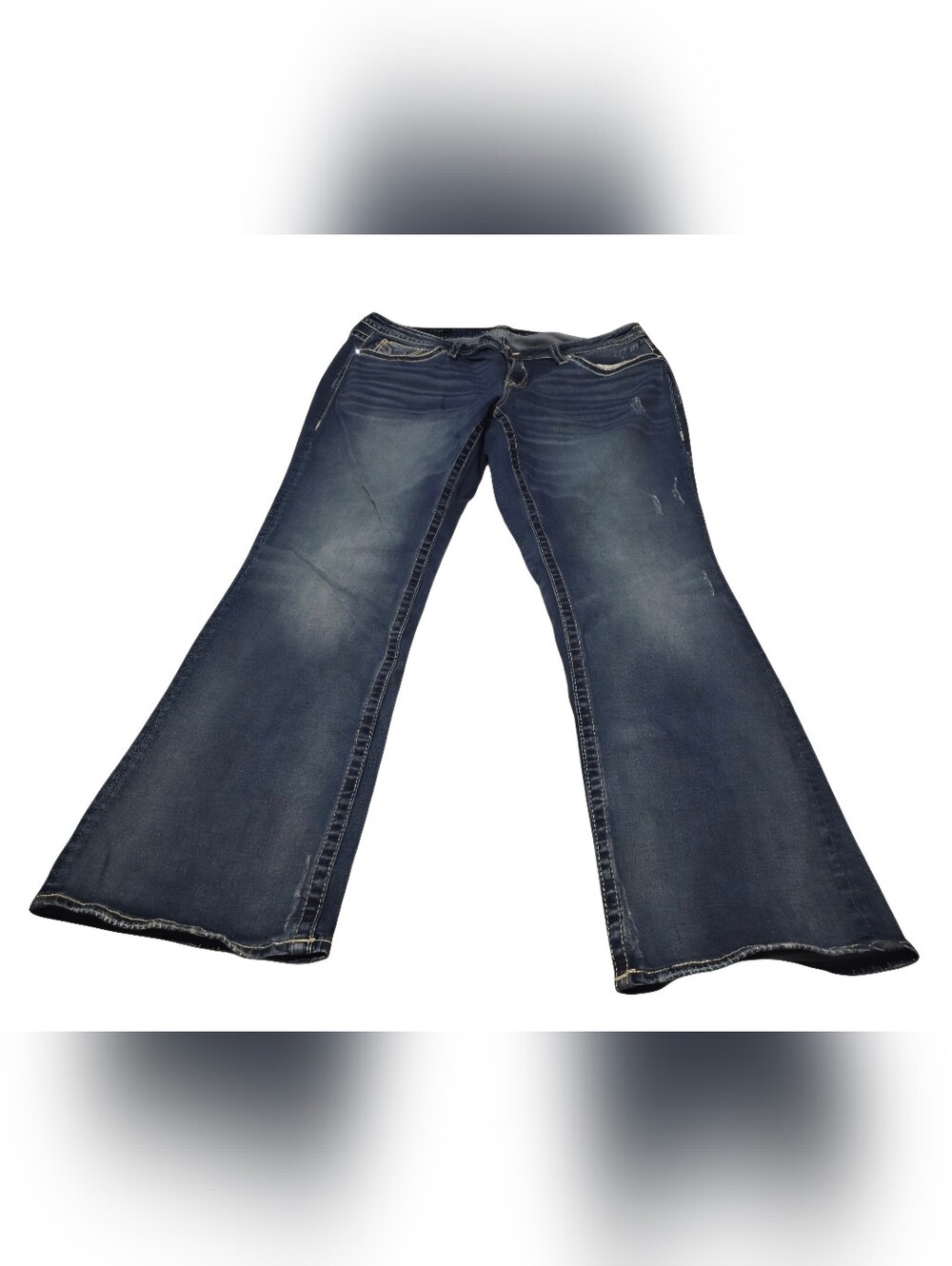 Women’s Size 20 Vigoss Heritage Fit Mid Rise Slim Boot Embellished Jeans